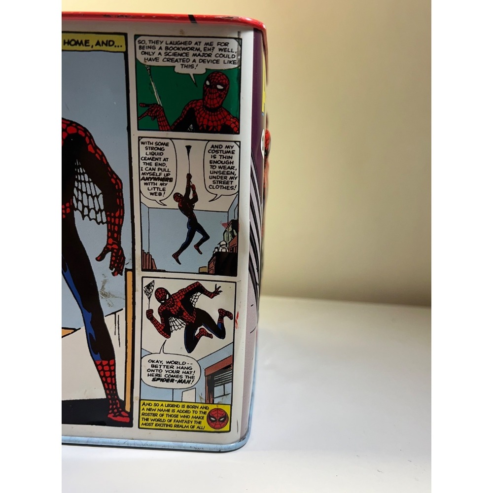 Spiderman Jack in the Box Musical Wind-Up Amazing Fantasy Cover #15 Schylling - Picture 11 of 11
